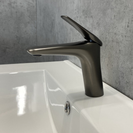 Фото Смеситель для раковины, картридж 35 мм, графит, FC074A-CGT