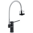 Смеситель для кухни с гибким изливом Timo Saona 2308F anthracite