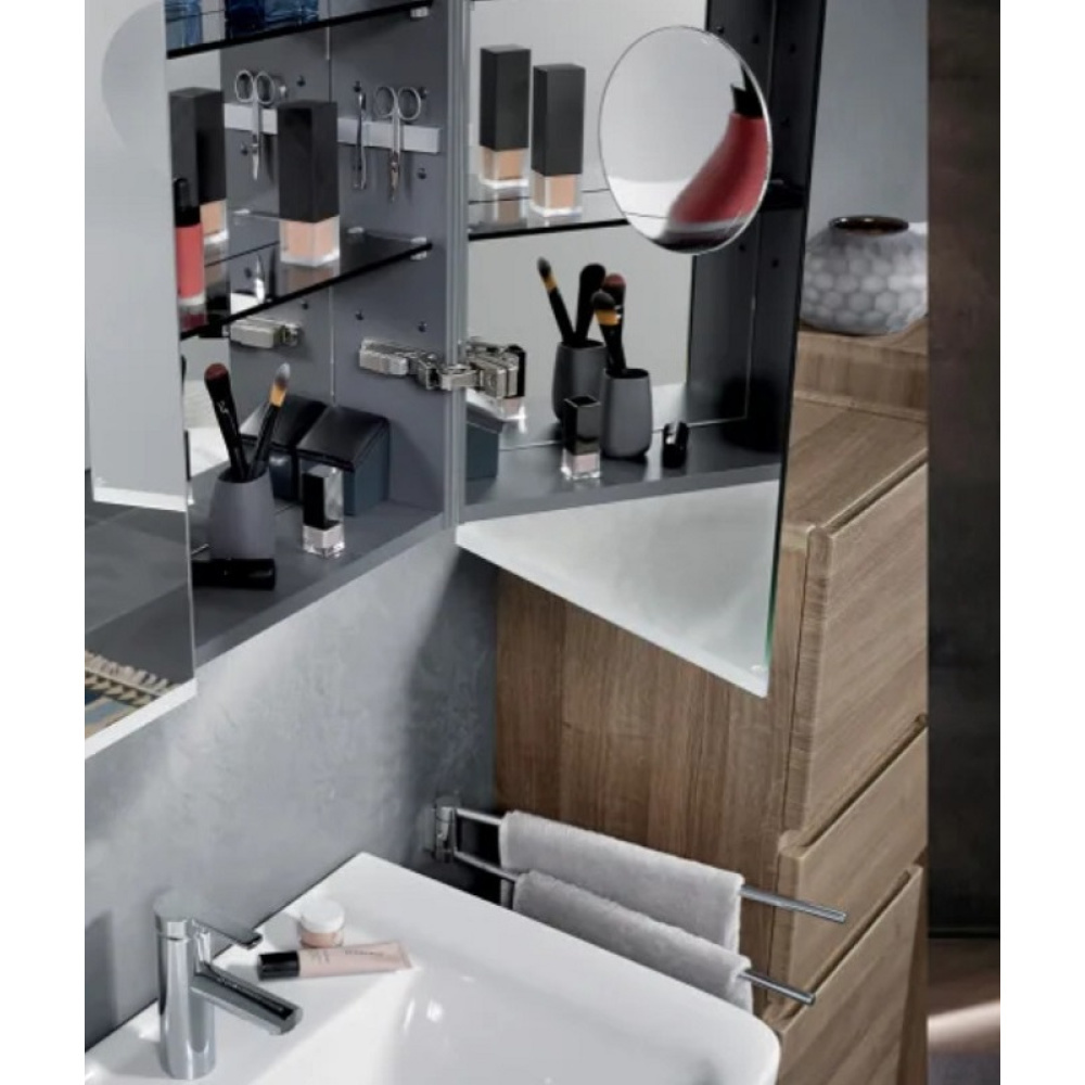 Geberit Option 500.592.00.1 Шкафчик зеркальный, 3 дверцы распашные