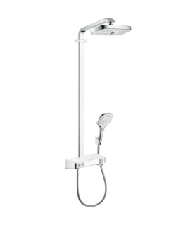 Душевая стойка Hansgrohe Raindance Select (27126400) хром, белый