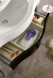 Kerasan Retro 7363K8 База 100см, под раковину 1050, цвет: белый глянц, ножки ( 736291): золото, р