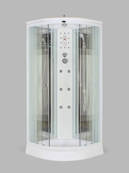 Душевая кабина 90x90x220 Niagara (NG-701-01N) С гидромассажем, акрил, Поддон низкий