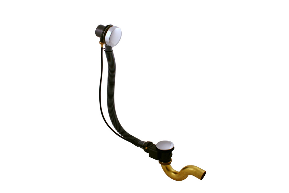 Фото Rav Slezak MD0588 Сифон для ванны металл/пластик 700 мм. (сливной сифон S-образный латунный)