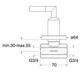 Фото Cristina Picche Elite PL62151 Запорный вентиль