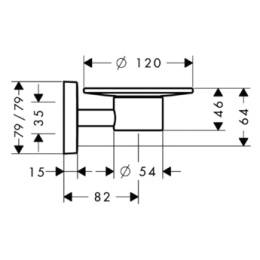 Мыльница 41502000 Hansgrohe PuraVida