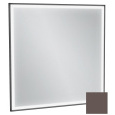 Зеркало Jacob Delafon Allure EB1435-S32, 80 х 80 см, с подсветкой, лакированная рама светло-коричнев