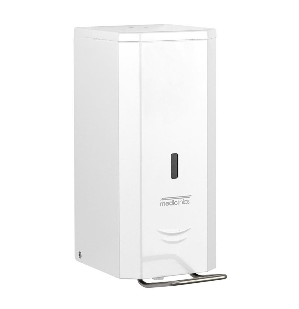 Фото Дозатор жидкого мыла Mediclinics DJP0034 локтевой, белый