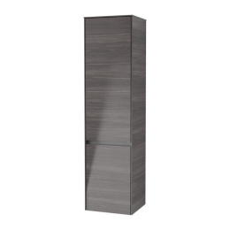 Фото Villeroy Boch Collaro C03301FQ Шкаф пенал для ванной комнаты, петли справа (Oak Graphite)
