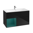 Villeroy Boch Finion F030GSPH Тумба под раковину 996х498 мм (cedar matt/glossy black)