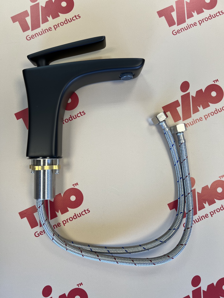 Фото Смеситель для раковины Timo Helmi 4061/03F черный