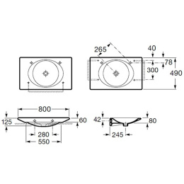 Держатель полотенца Roca Kalahari (840665001) хром