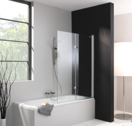 Шторка для ванны Huppe 501 Design pure 175241 распашная складывающаяся