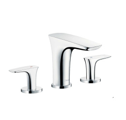 Фото Смеситель для раковины Hansgrohe PuraVida (15063000) хром, белый