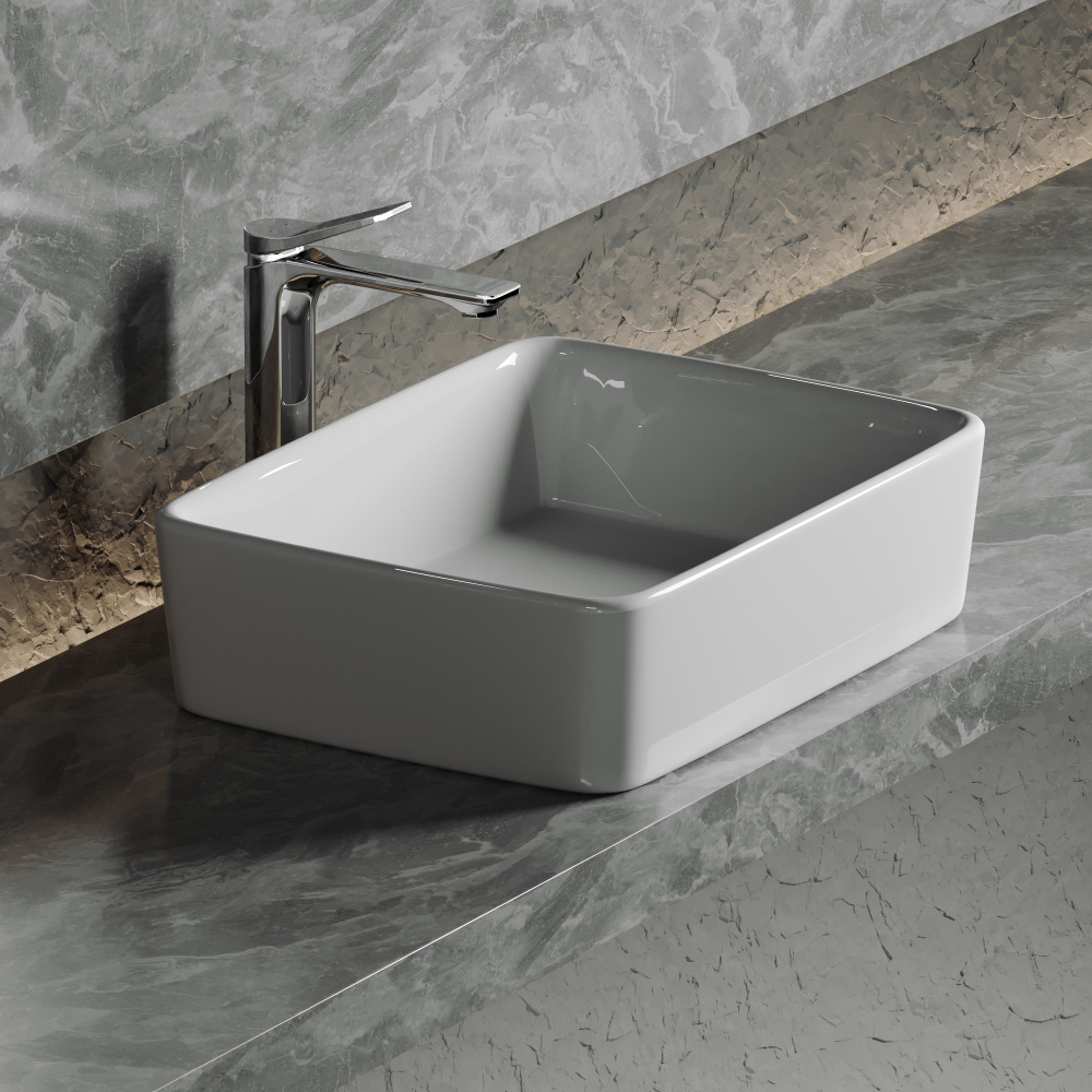 Накладная раковина Ceramicanova Element CN6037 прямоугольная 48 см