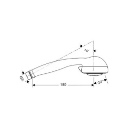 Ручной душ Hansgrohe Selecta (28520000)