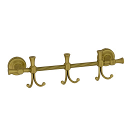 Фото Migliore Fortuna 27716 Планка с 3-мя двойными крючками L37 см, бронза