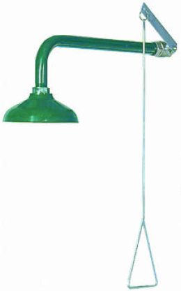 Фото Аварийный душ Nofer SC830SS для промывки глаз настенный