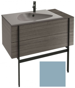 Тумба под раковину Jacob Delafon Nouvelle Vague 100 см, EB3031-M43, с выступом, цвет - аквамарин мат