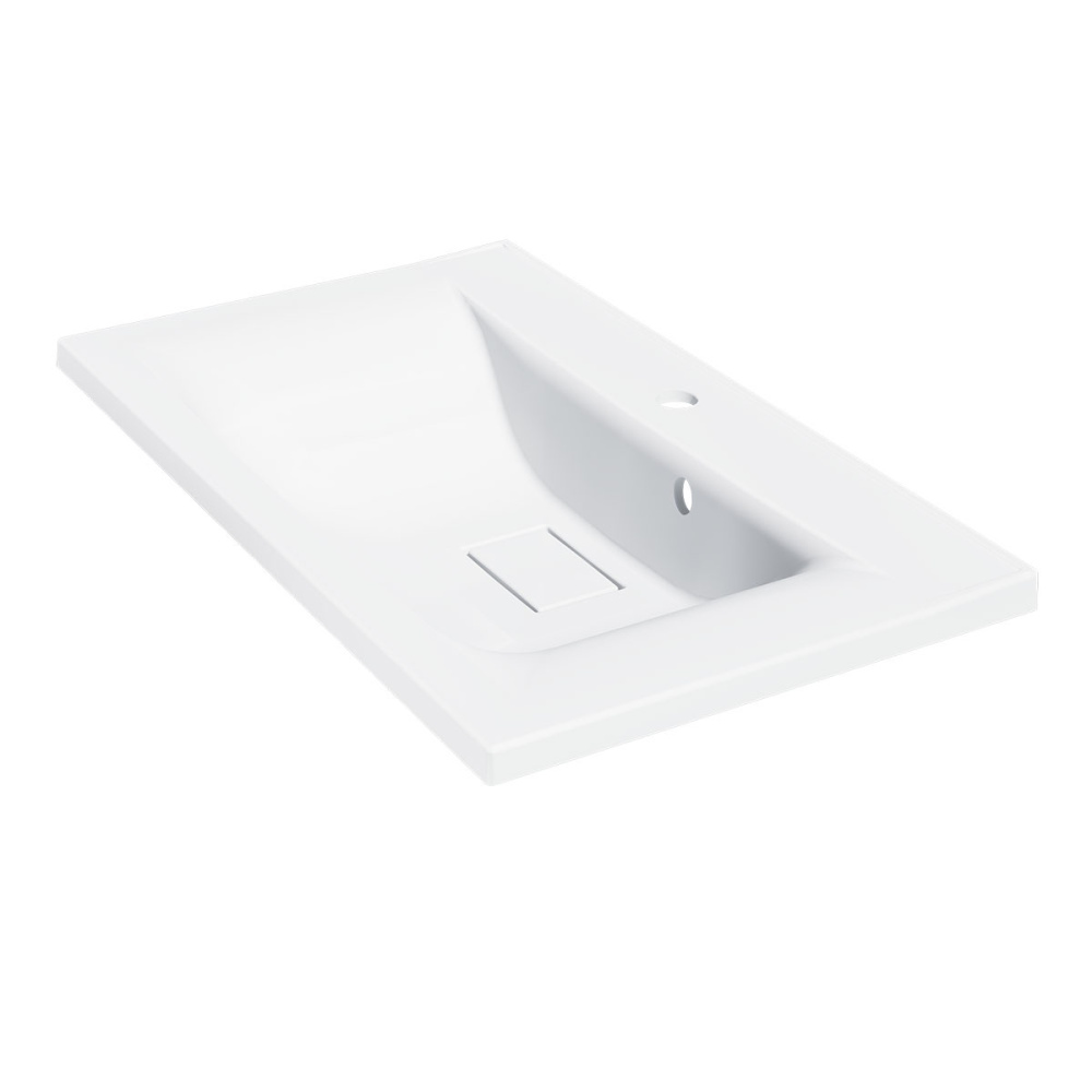 Раковина из искусственного камня Vincea (VCB-3M750W) белый