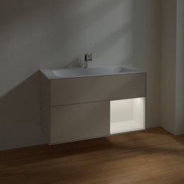 Villeroy Boch Finion F040MTHH Тумба под раковину 996х498 мм (white matt/sand matt)