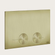 Клавиша смыва Gessi  54617#727, латунь брашированная/шлифованная PVD(Brushed Brass PVD)