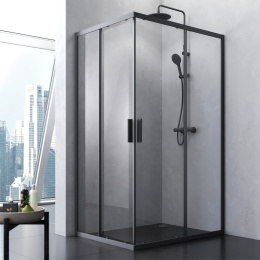 Фото Душевой уголок 120x90 Am.Pm Gem S (W93G-404-120290-BT) черный