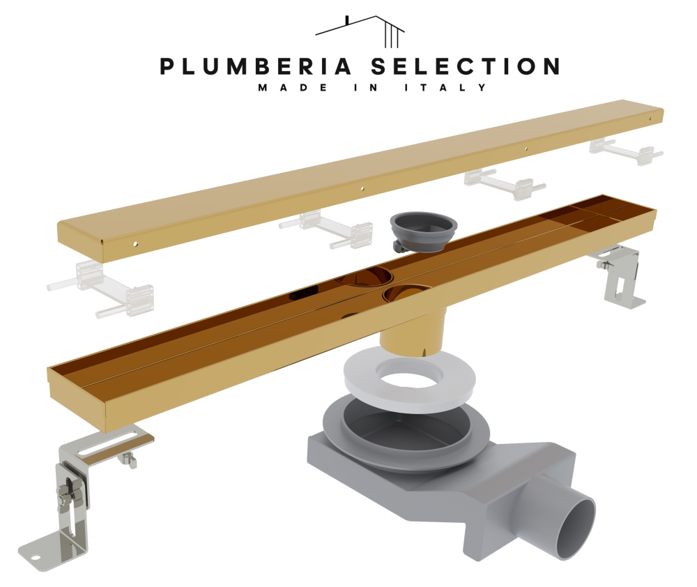 Душевой трап Plumberia Selection PSL LINEAR PSL90OR