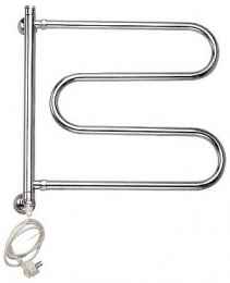Фото Полотенцесушитель электрический Margaroli Vento 500CRC, высота 53 см, ширина 63 см, хром