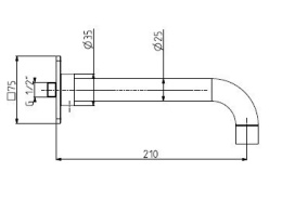 Излив F2369CR FIMA Carlo Frattini