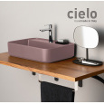 Ceramica CIELO Shui Comfort SHCOLARF CP Раковина для ванной комнаты 60*43 см, подвесная - накладная 