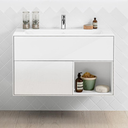 Villeroy Boch Finion F040GFGF Тумба под раковину 996х498 мм (glossy white/glossy white)