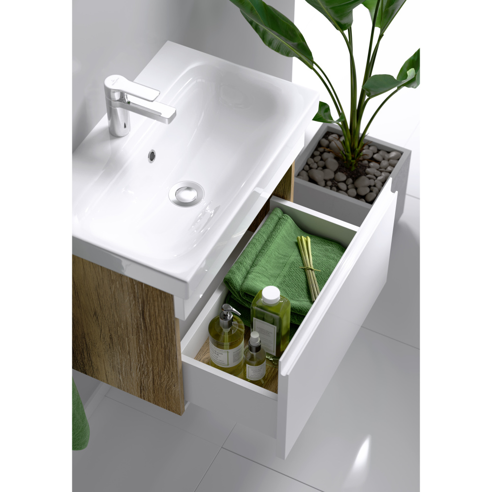 AQWELLA Smart SRT0108DB Подвесная тумба под раковину 80 см