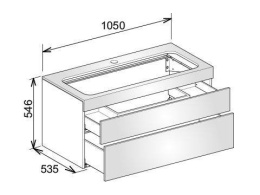 Тумба Keuco Edition 400 31582XX0100