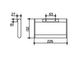 Полотенцедержатель Keuco Plan 14921010000, хром