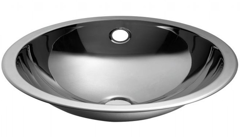 Фото Раковина Nofer 13028.RB глянцевая с переливом