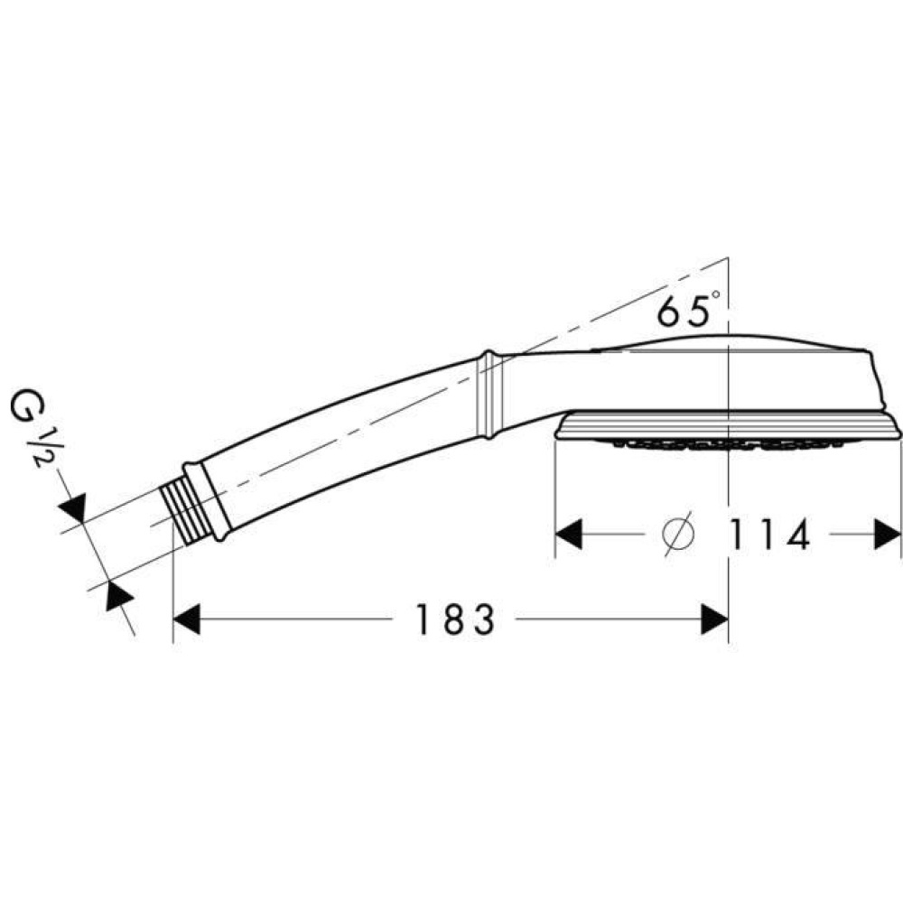 Ручной душ Hansgrohe Croma (28539000) хром