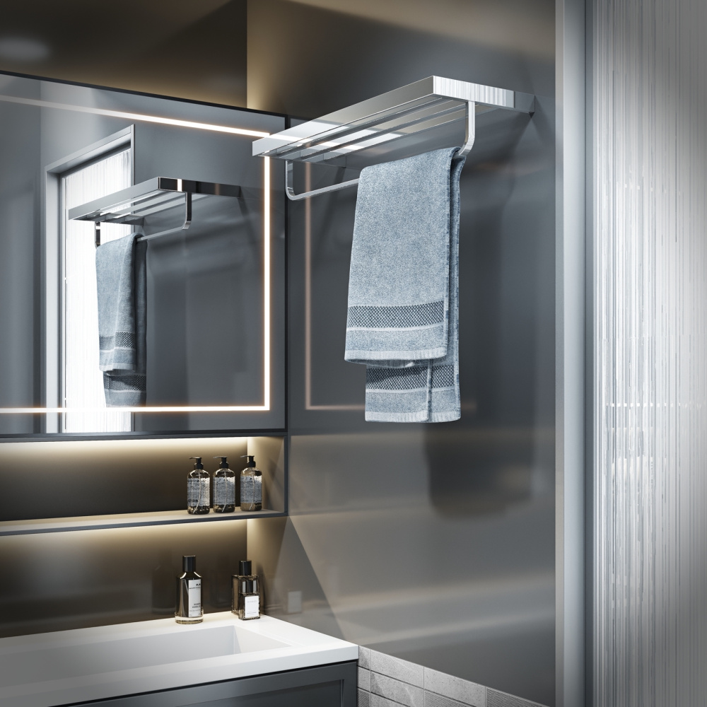 Фото Полка для полотенец Timo Petruma 15258/00 хром