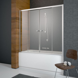 Шторка на ванну Radaway Vesta DWD 160 профиль Хром стекло Фабрик 203160-06