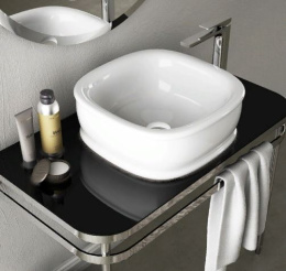 Раковина накладная 45 см ArtCeram Azuley (AZL001 03 00) черный