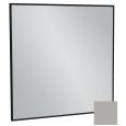 Зеркало Jacob Delafon Silhouette EB1425-S21, 80 х 80 см, лакированная рама серый титан сатин