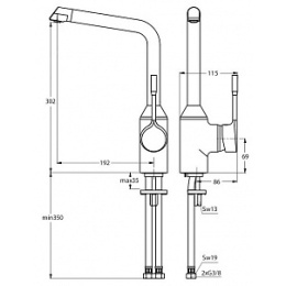 Ideal Standard Retta B8985AA для кухонной мойки