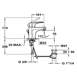Teka MB2 40341202 Смеситель для раковины