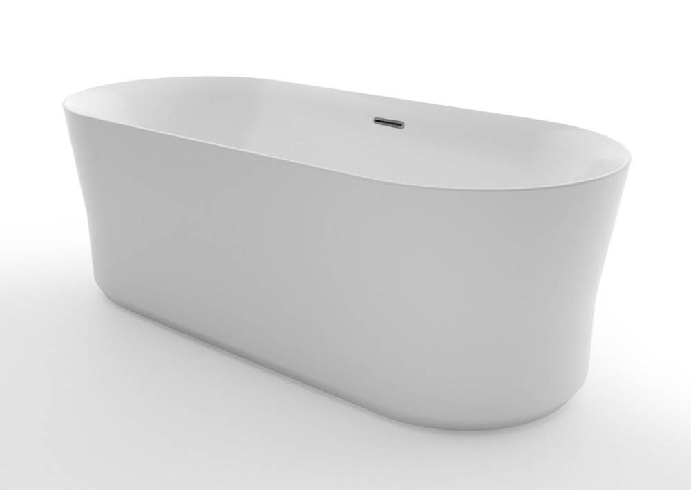 Акриловая ванна 170x80 Azario (KEN17080), овальная