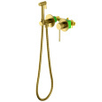 Смеситель встроенный с гигиеническим душем с защитой от ожогов Timo Saona 2339/20SM золото шлифованн