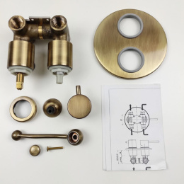 Фото Смеситель для ванны Paini Duomo 88F36911 бронза