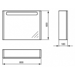Ideal Standard Softmood 80 светло-коричневая