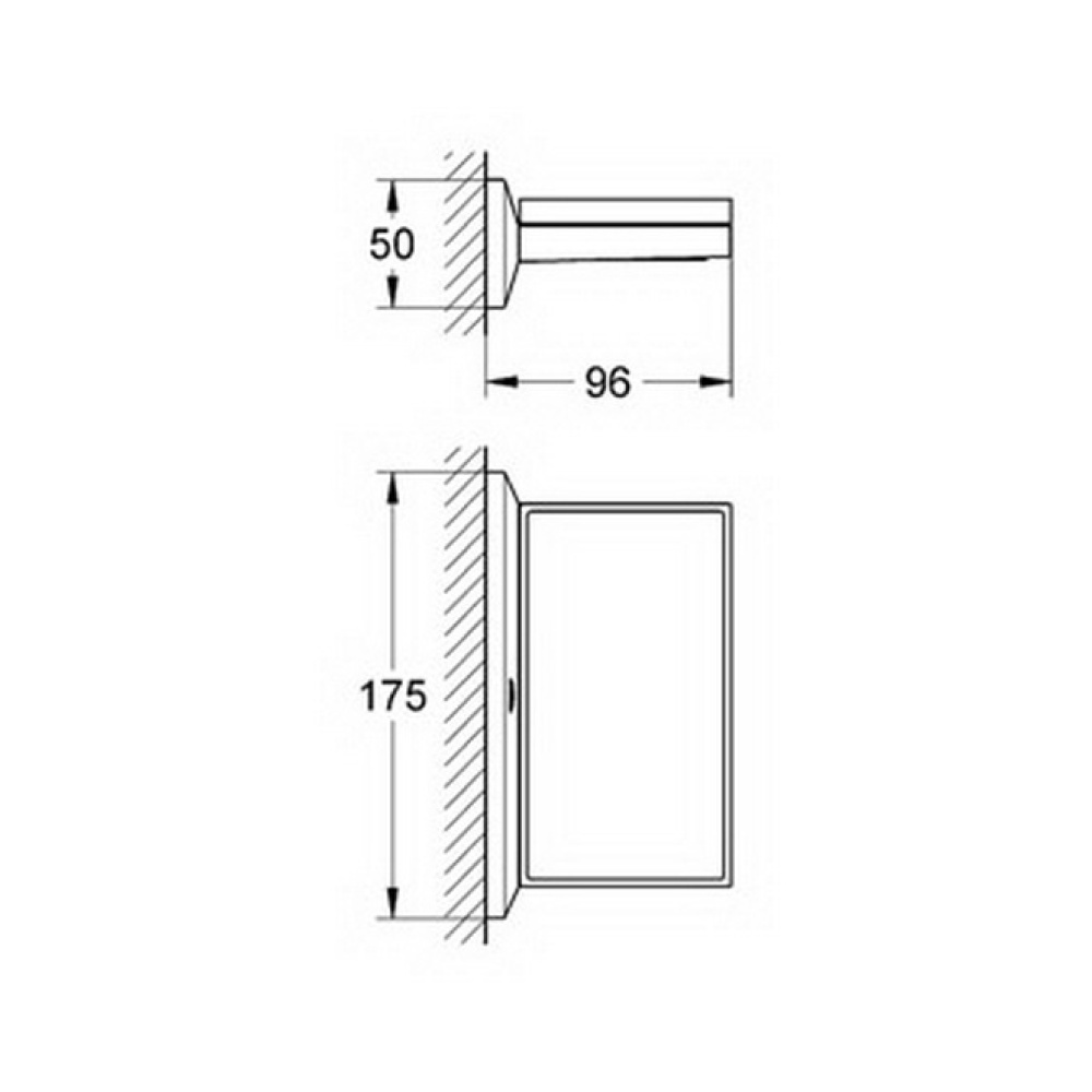 Grohe Allure Brilliant 40504000 Мыльница, стеклянная