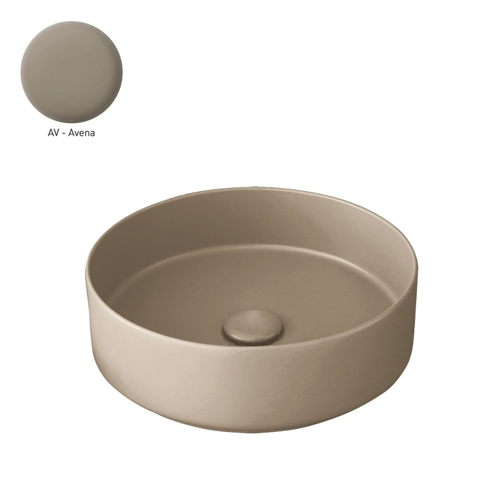 Ceramica CIELO Shui Comfort SHCOLAT40 AV - Раковина накладная Ø 40 см Avena