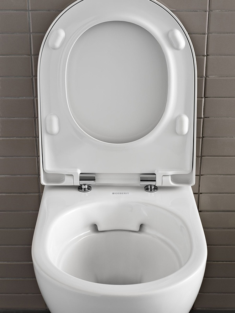 Фото Geberit Acanto 500.128.21.A Комплект инсталляция и унитаз подвесной безободковый, цвет унитаза: белы