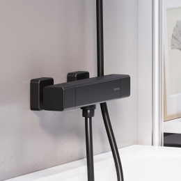 Фото Смеситель для душа c термостатом Damixa Gala (536000300) Чёрный